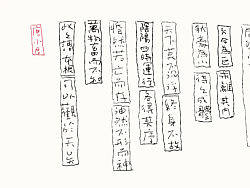 圓珠筆手字&nbsp;