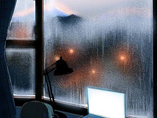 雨，為心而落，而飄，而淡然（個(gè)人主頁-ZMjM0NzQ2Mjg=） - 創(chuàng)作習(xí)作 - 站酷設(shè)計(jì)師瘋狂火焰LPH原創(chuàng)素材 - 站酷ZCOOL