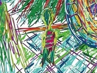 抽象画《我的世界》