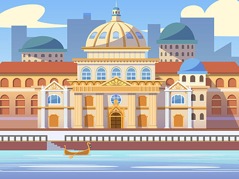 欧式建筑（个人主页-ZNTQ4ODUzMDQ=） - 儿童插画 - 站酷设计师二虎三壮它爹原创素材 - 站酷ZCOOL