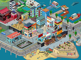 像素网页：火锅之城