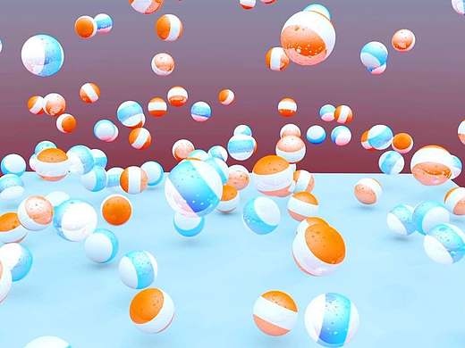 c4d糖果色动力学练习