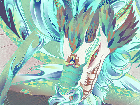 面对那条青龙（个人主页-ZNTAxMjI1NjQ=） - 创作习作 - 站酷设计师左撇子芙芙原创素材 - 站酷ZCOOL