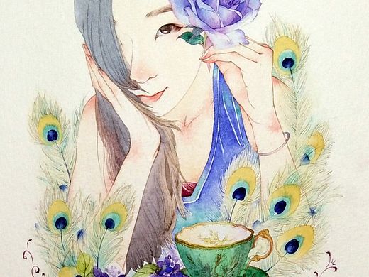 Scent of a Woman2（个人主页-ZMTIzNjg3OTI=） - 商业插画 - 站酷设计师双兔纸原创素材 - 站酷ZCOOL