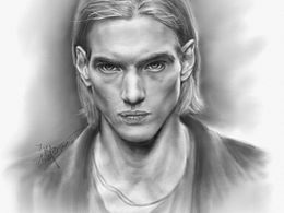 ipad素描 兇神惡煞男模一枚