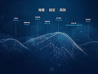 百度大数据平台网站引导页设计 
