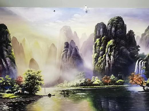 墙绘浮雕壁画