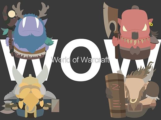 魔兽主题Q版人物6枚装