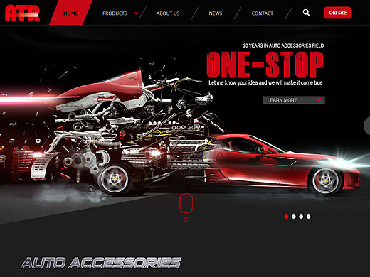 欧美风格汽配网站