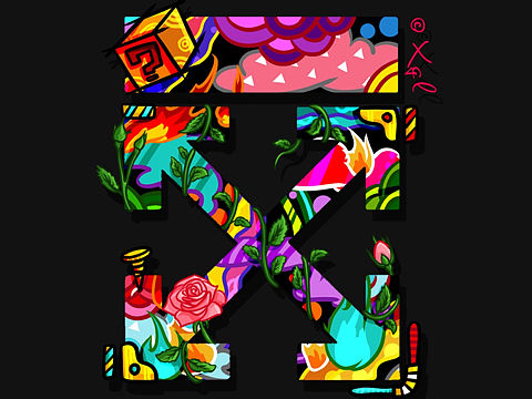 今日份OFF-WHITE（个人主页-ZNDI5MTEyMzI=） - 新锐潮流插画 - 站酷设计师小咕噜MT原创素材 - 站酷ZCOOL