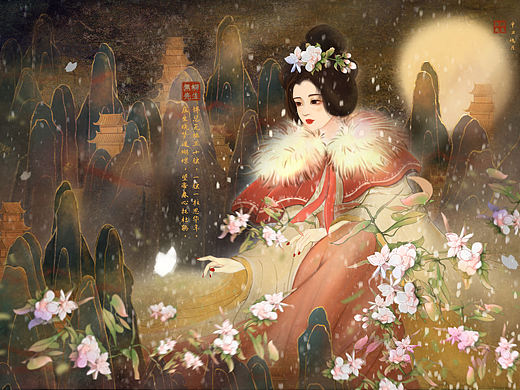 山間一夢(mèng)主題插畫(huà)合集（個(gè)人主頁(yè)-ZNTMyMjEzNDg=） - 創(chuàng)作習(xí)作 - 站酷設(shè)計(jì)師粉紅殺姬原創(chuàng)素材 - 站酷ZCOOL