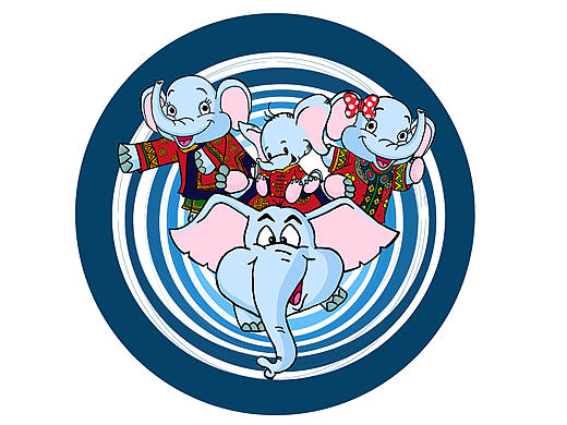 南岭海洋公园大象吉祥物