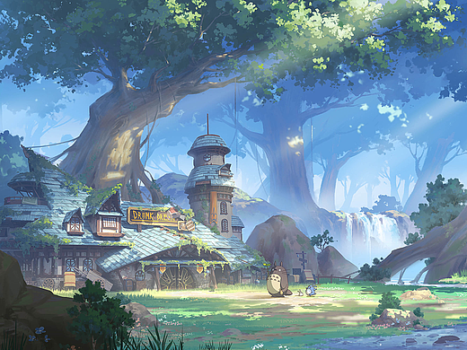 二次元气氛图教程