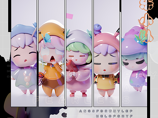 【可乐小队】原创ip形象设计|潮玩形象设计