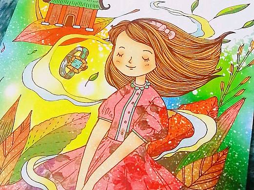 《风和时间停止的秘密》封面以及内插