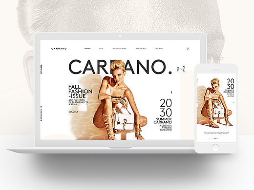 CARRANO Homepage Redesign