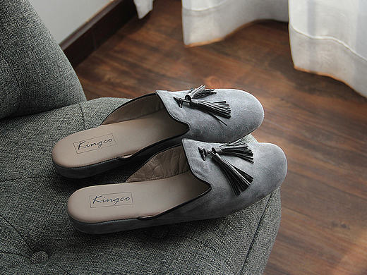 室内家居真皮拖鞋-产品拍照