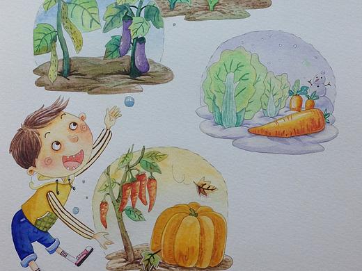 拉娜水彩纸完全不好用（个人主页-ZMTczNjA1OTY=） - 儿童插画 - 站酷设计师右边偏右原创素材 - 站酷ZCOOL