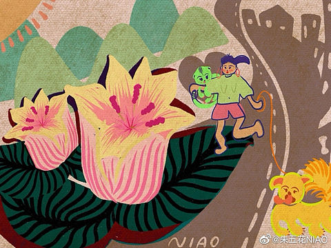画了一个拼贴
