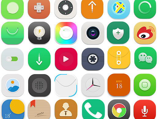 扁平图标练习（个人主页-ZMTgxNzE3NTI=） - 图标 - 站酷设计师aa毋原创素材 - 站酷ZCOOL