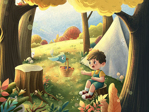 练习插画（个人主页-ZNTQzMTQ4MjQ=） - 儿童插画 - 站酷设计师舒心宝贝原创素材 - 站酷ZCOOL