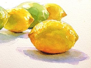 水彩插画全日课堂示范—柠檬