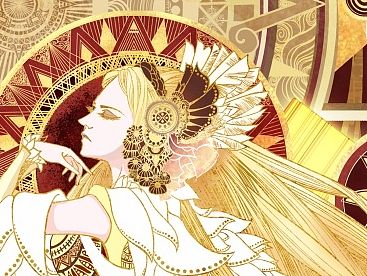 纹·饰 - 个人插画集丨太阳/月亮