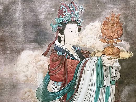 永乐宫壁画（上色）