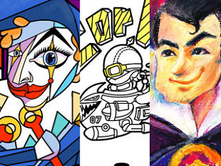 每日一涂  不同风格绘画尝试