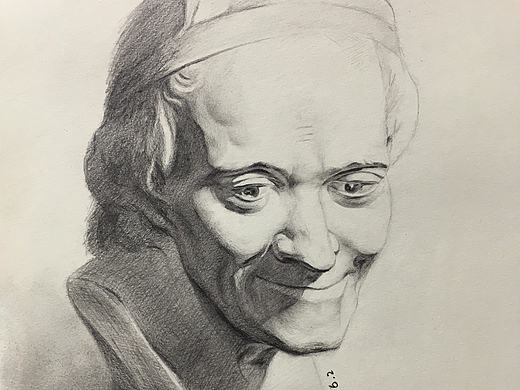 基础素描——石膏头像