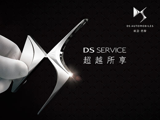 DS汽车超越所享banner合成设计