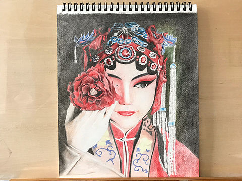 人物彩铅（个人主页-ZNDIwMjUyMTY=） - 绘画 - 站酷设计师萌圈圈原创素材 - 站酷ZCOOL