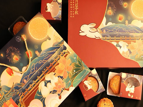 五芳斋月饼礼盒包装设计