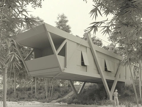 一个小建筑练习