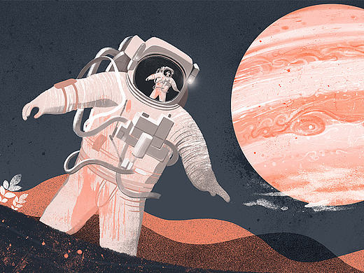 插画合集《睡在星光下》