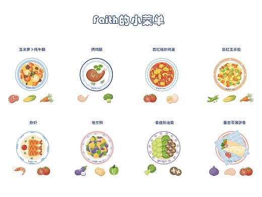 菜单插画