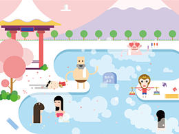 嘻游季 - TIME WE TRAVEL 系列插画