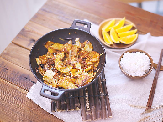 《味蕾时光》 肉粒干锅土豆片