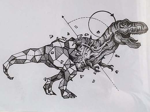 手绘恐龙（个人主页-ZMjA1MzY2Njg=） - 绘画 - 站酷设计师FeEgg512原创素材 - 站酷ZCOOL