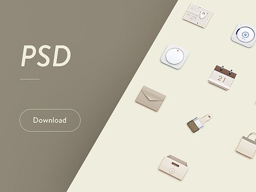 MUJI icons PSD share