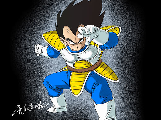 無良造物——Early Akira Toriyama style Vegeta