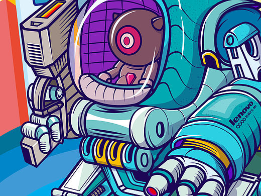 百變小黑之強力裝備（個人主頁-ZMTQ2NjU3NTY=） - 品牌 - 站酷設計師喵斯塔卜插畫原創(chuàng)素材 - 站酷ZCOOL