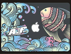 Macbook Air 酷鱼（个人主页-ZNTM5NjE2） - 新锐潮流插画 - 站酷设计师must4原创素材 - 站酷ZCOOL