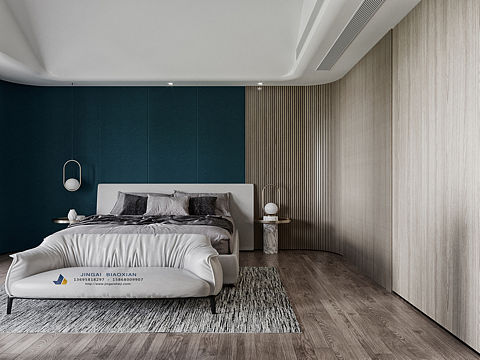 现代简约卧室偏