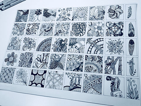 【禅绕画】每周练习_5（个人主页-ZMzAzOTc4MTI=） - 图案 - 站酷设计师不二向来是从容的原创素材 - 站酷ZCOOL