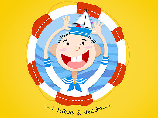 I have a dream...儿时梦想总是诗