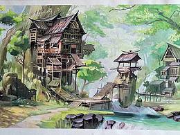 水粉临摹