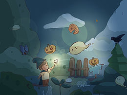 萬(wàn)圣節(jié)主題插畫(huà)！