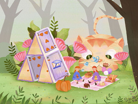 森林（个人主页-ZNTYzNzc0ODQ=） - 儿童插画 - 站酷设计师Sikina原创素材 - 站酷ZCOOL