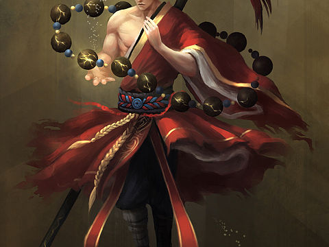 红袍法僧（个人主页-ZMjI4MzkyNjg=） - 游戏原画 - 站酷设计师夜猫SHN原创素材 - 站酷ZCOOL